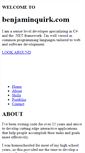 Mobile Screenshot of benjaminquirk.com