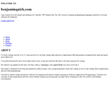 Tablet Screenshot of benjaminquirk.com